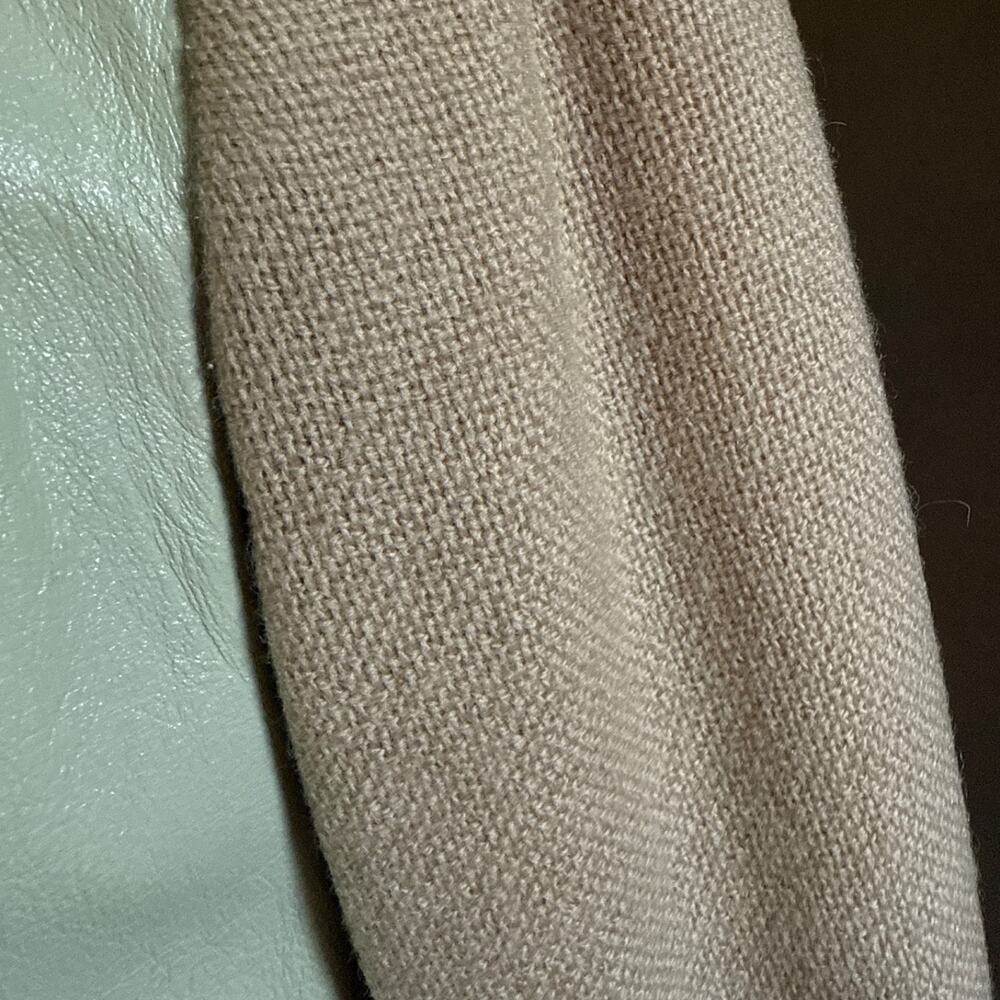 Susan Thomas x Joseph Magnin Leather & Knit Vintage Jacket, Women's M-L - Picture 3 of 10